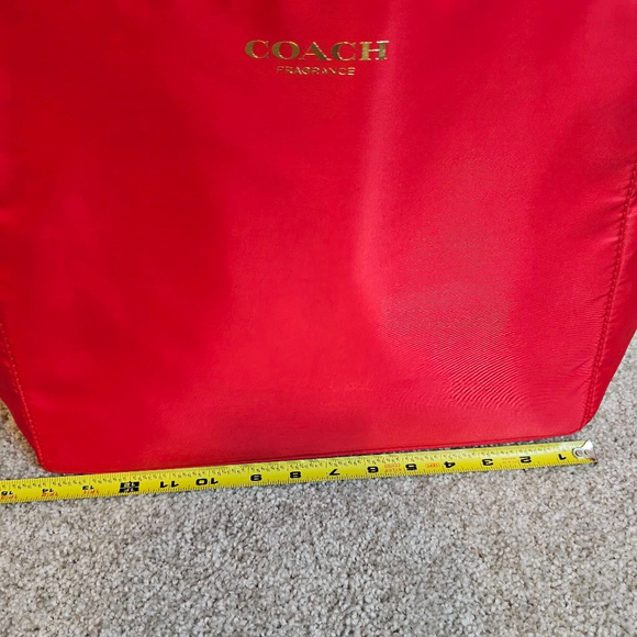 Coach Red Tote Bag - Picture 2 of 9